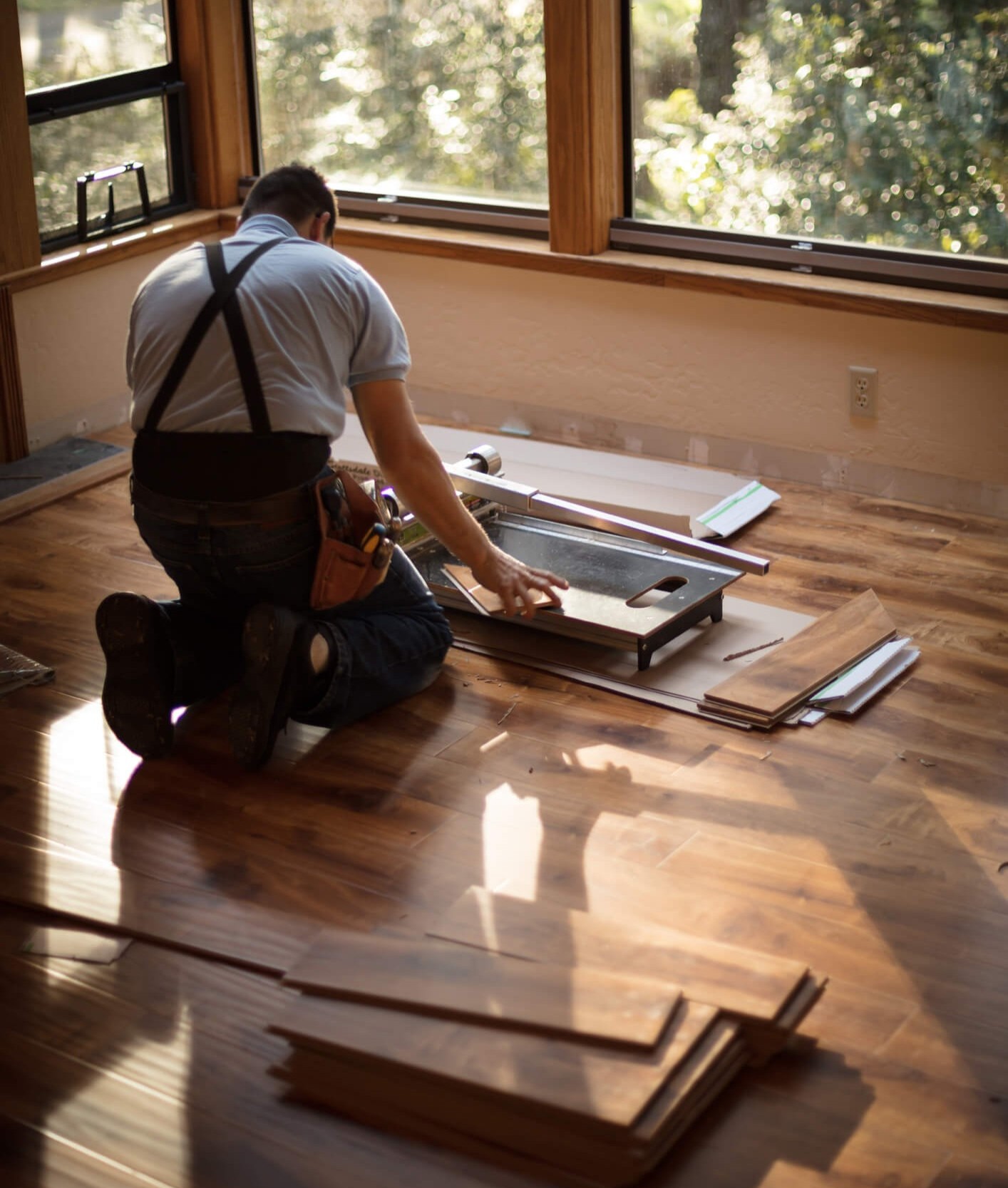 Installation de planchers de bois