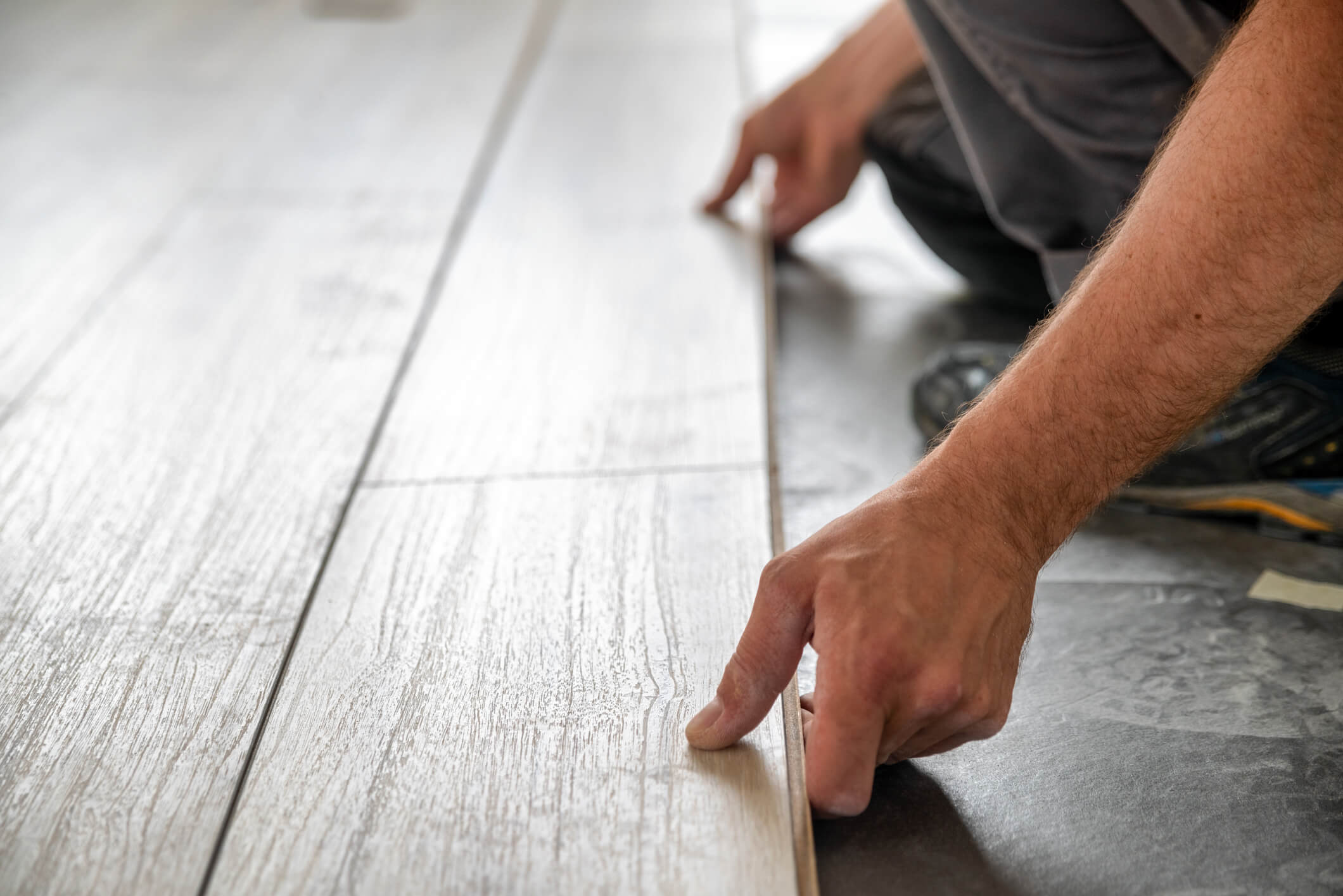 Pose de parquet contrecollé en pose flottante